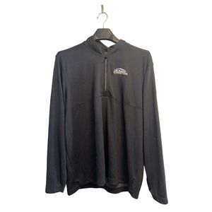Nike Men's Size 2XL Long Sleeve Quarterzip Golf Course Embroidery